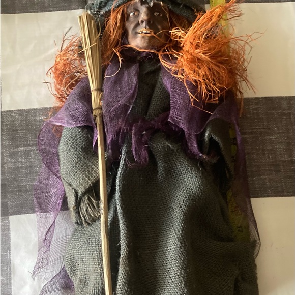 Vintage/Primitive witch tree topper 1980’s 23 inches tall - Picture 13 of 13
